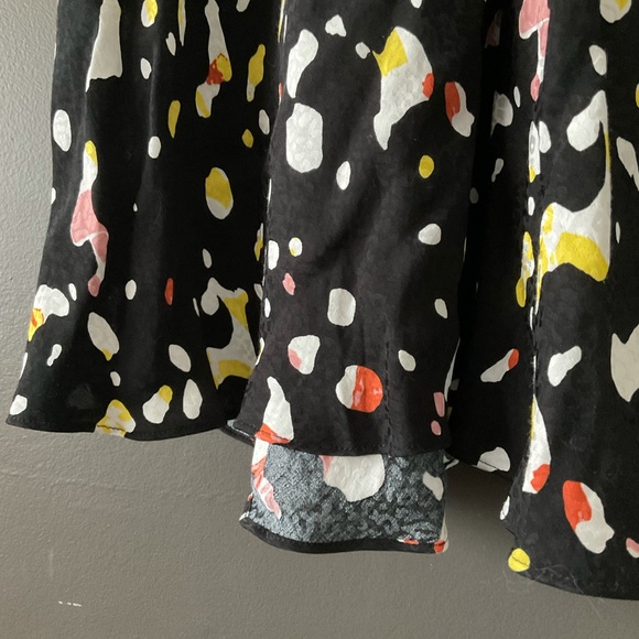 ba&sh Tomy Midi Skirt Multicolour Leopard print - Picture 8 of 12